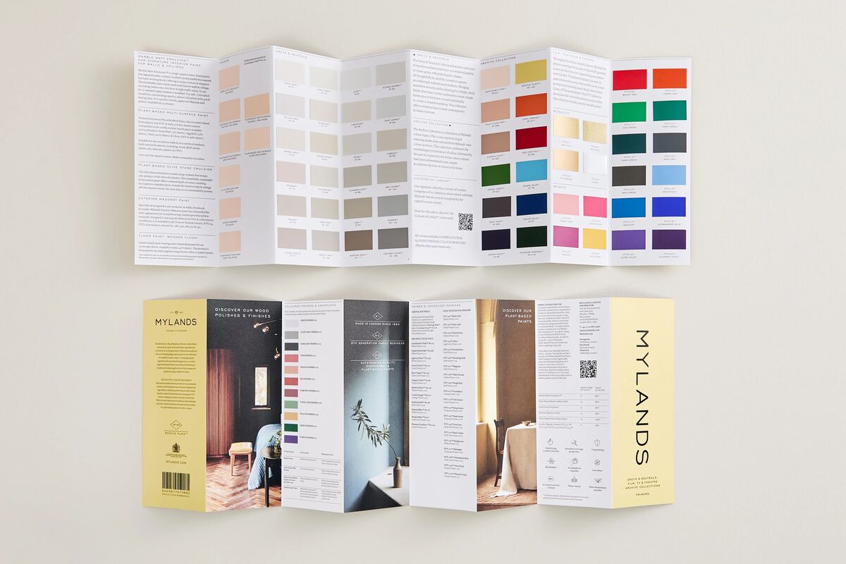 Graue und neutrale Farbkarte