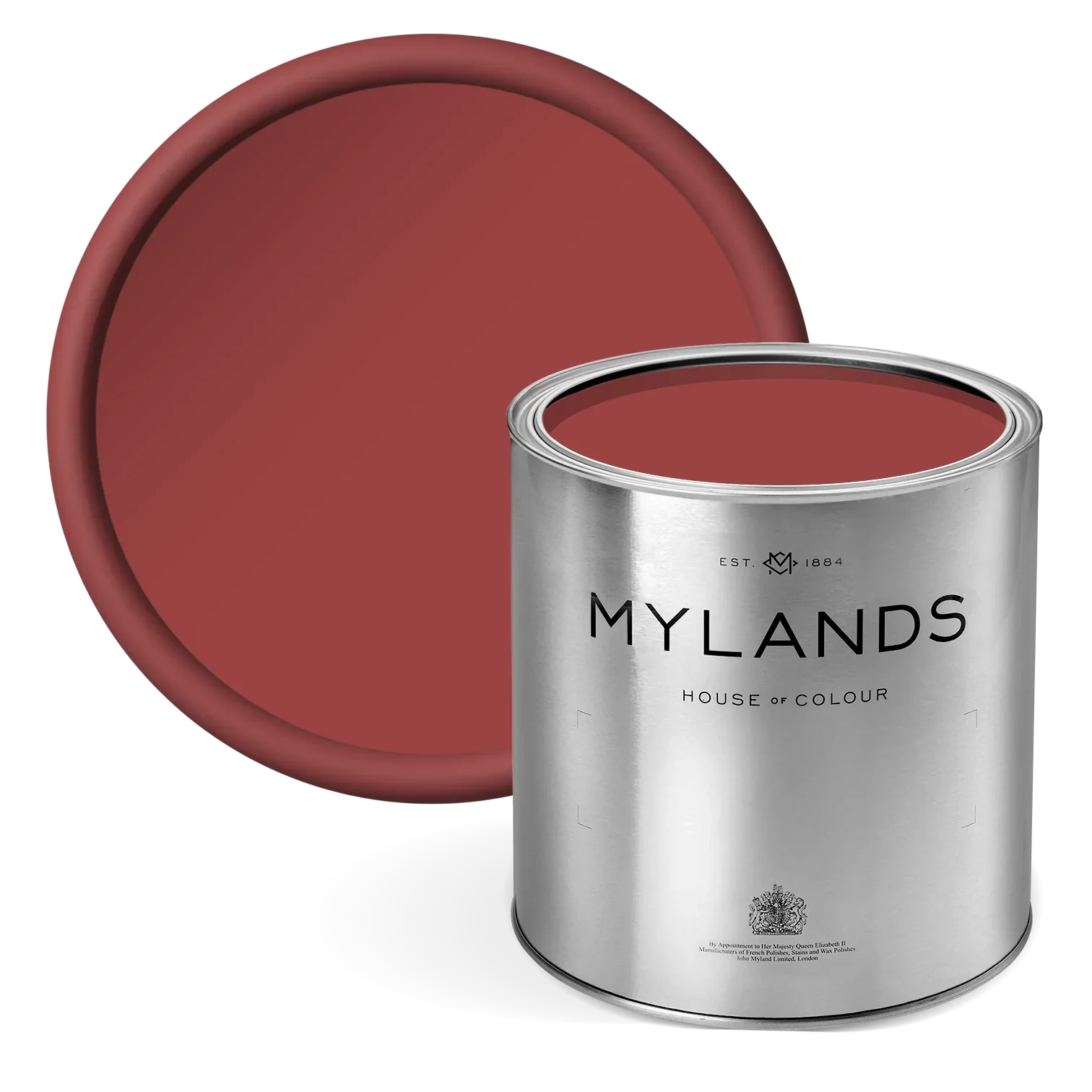 Red Post Hill™ No.68 - Mylands bright red paint in tin