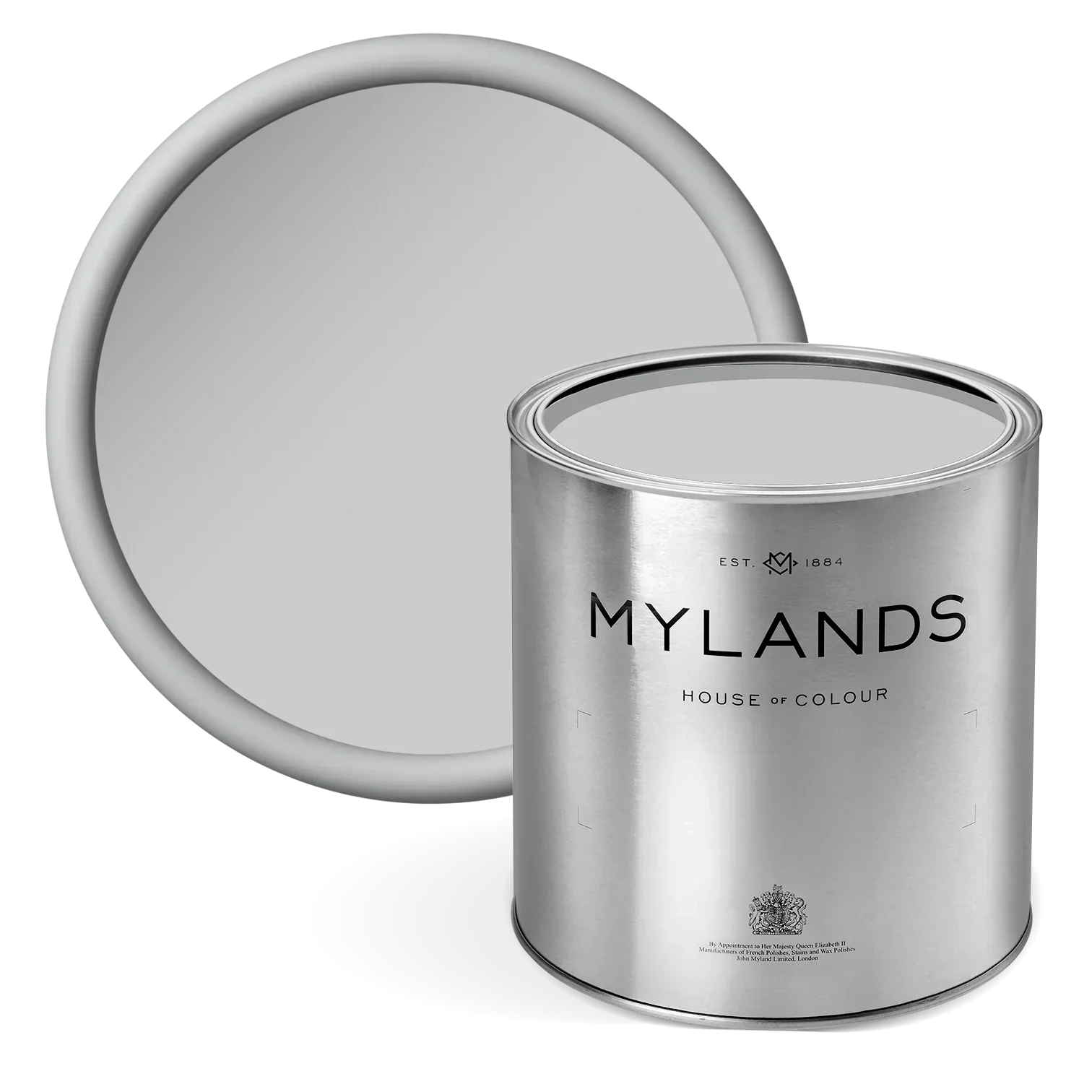 Islington™ No.23 - silver blue grey paint in tin