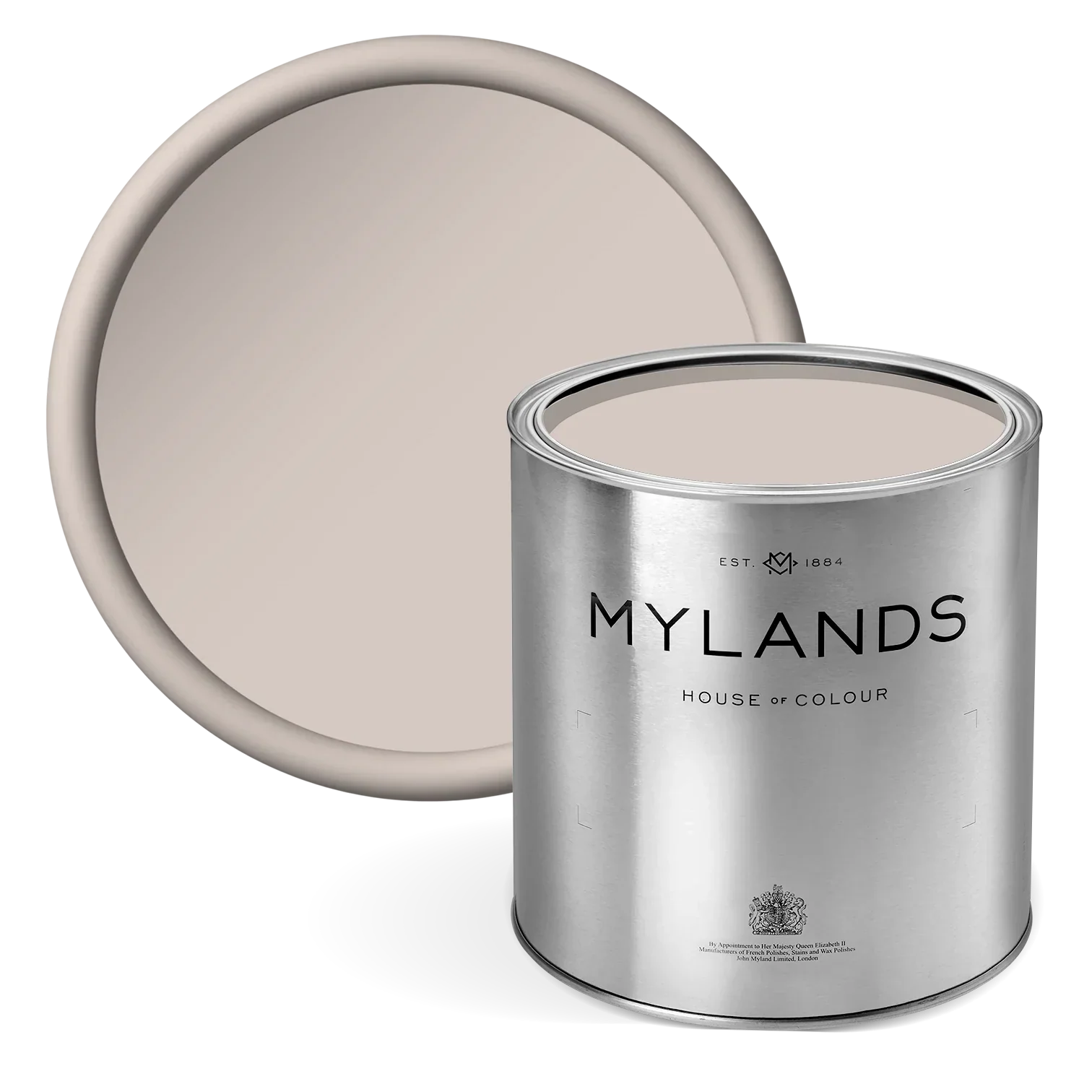 Pediment™ No.73 - Mylands pale plaster coloured paint in tin