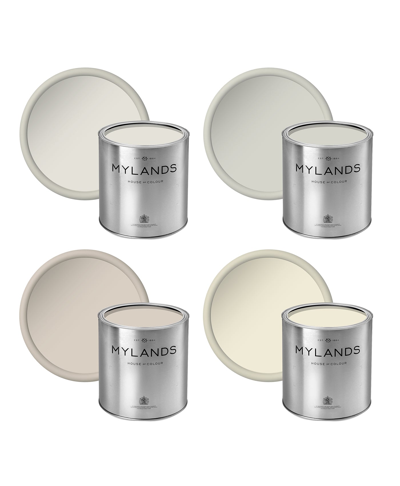 Beata's Light Neutrals - Sample Pots Set of 4