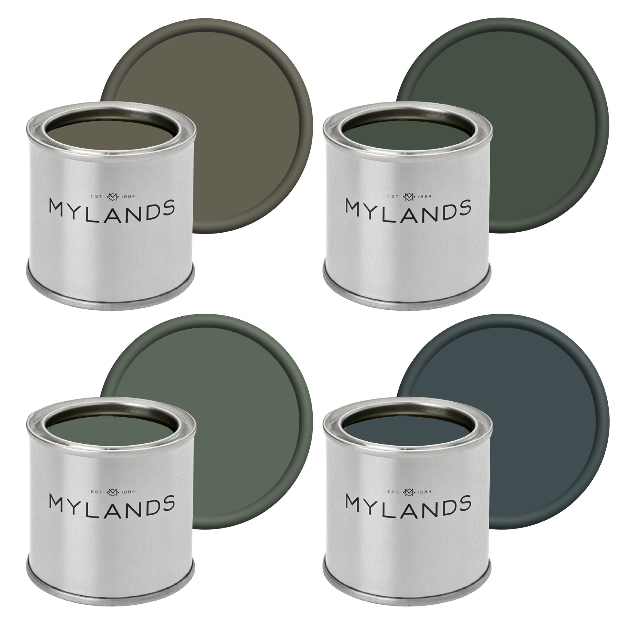 Greens - Sample Pots Set of 4