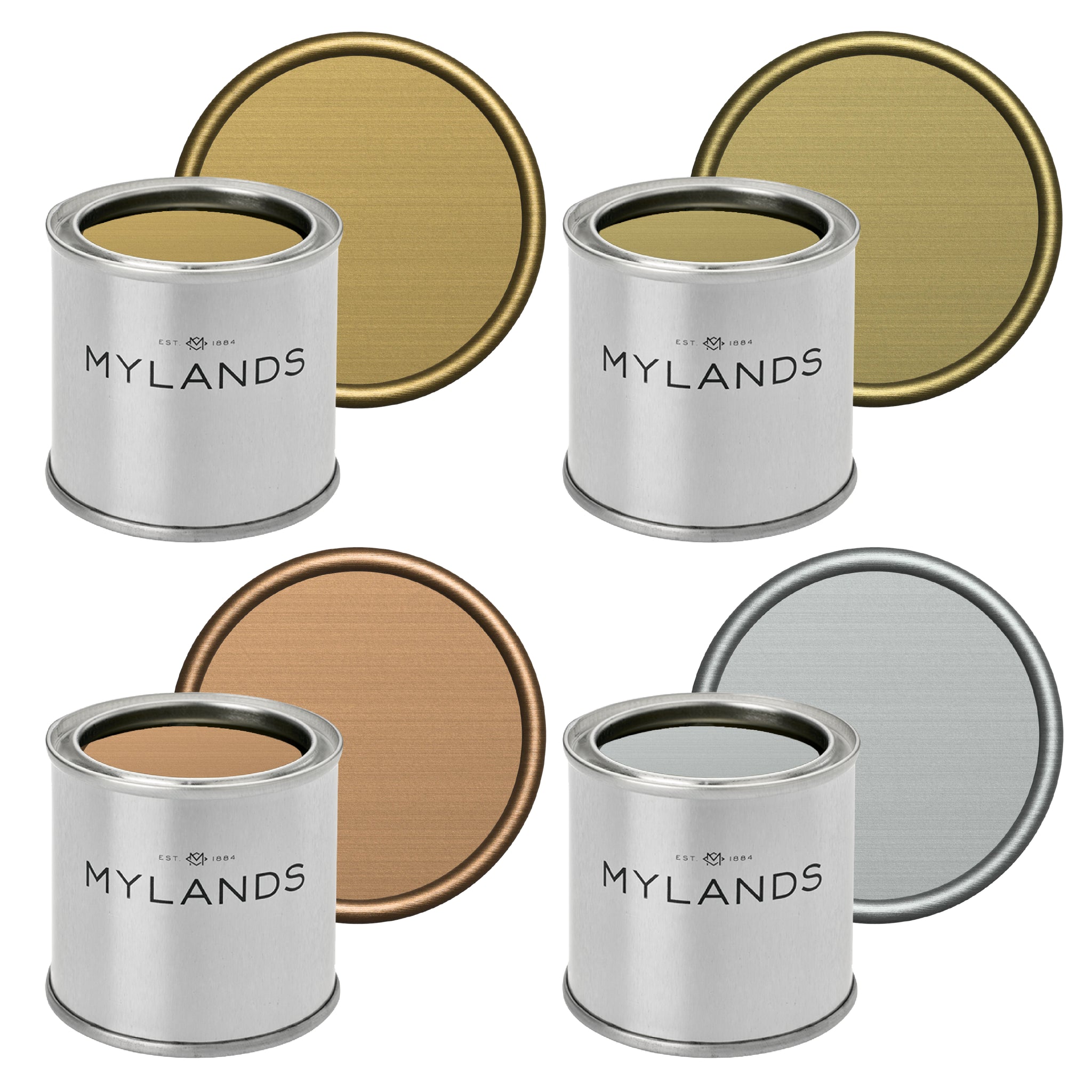 Metallics - Sample Pots Set of 4