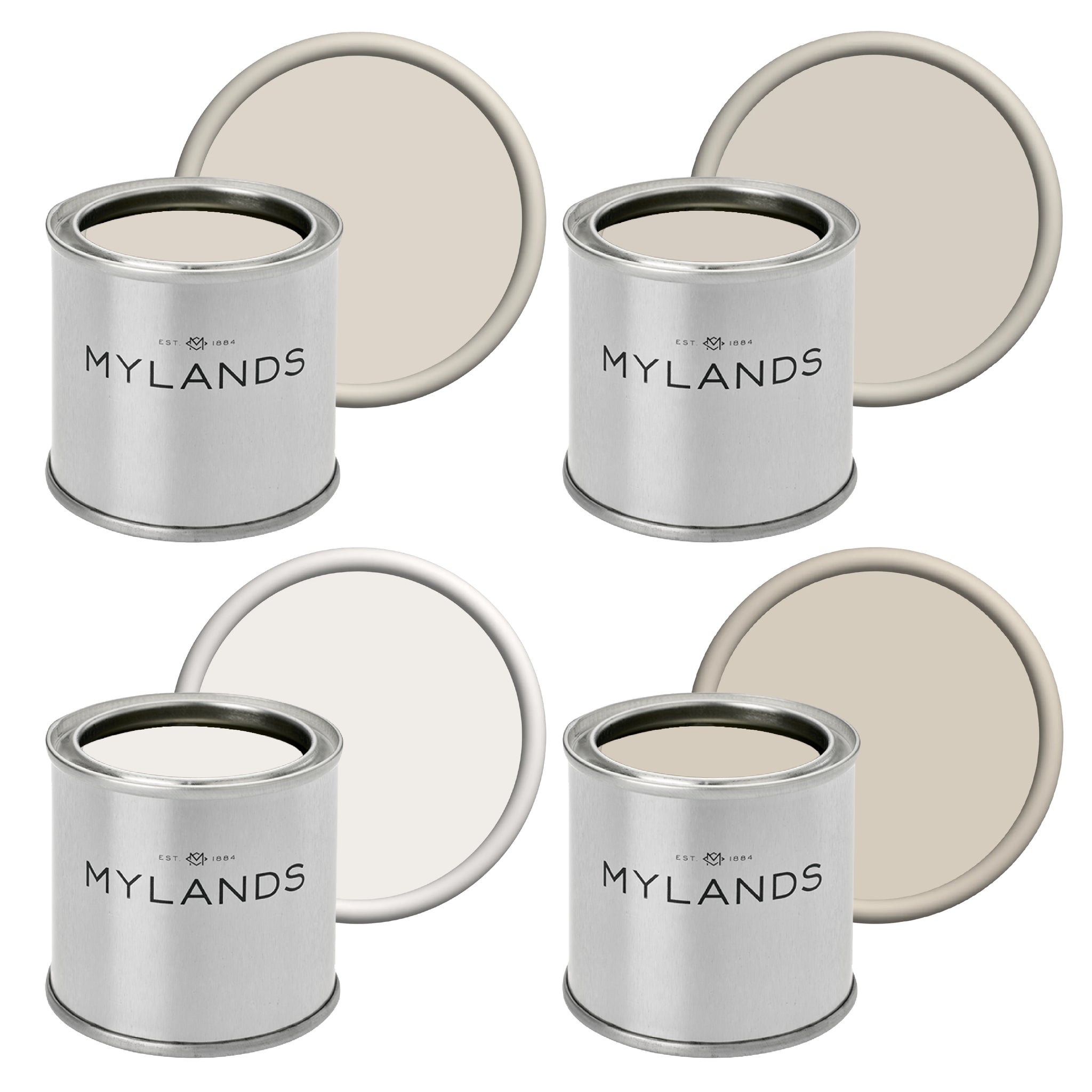 Neutrals - Sample Pots Set of 4