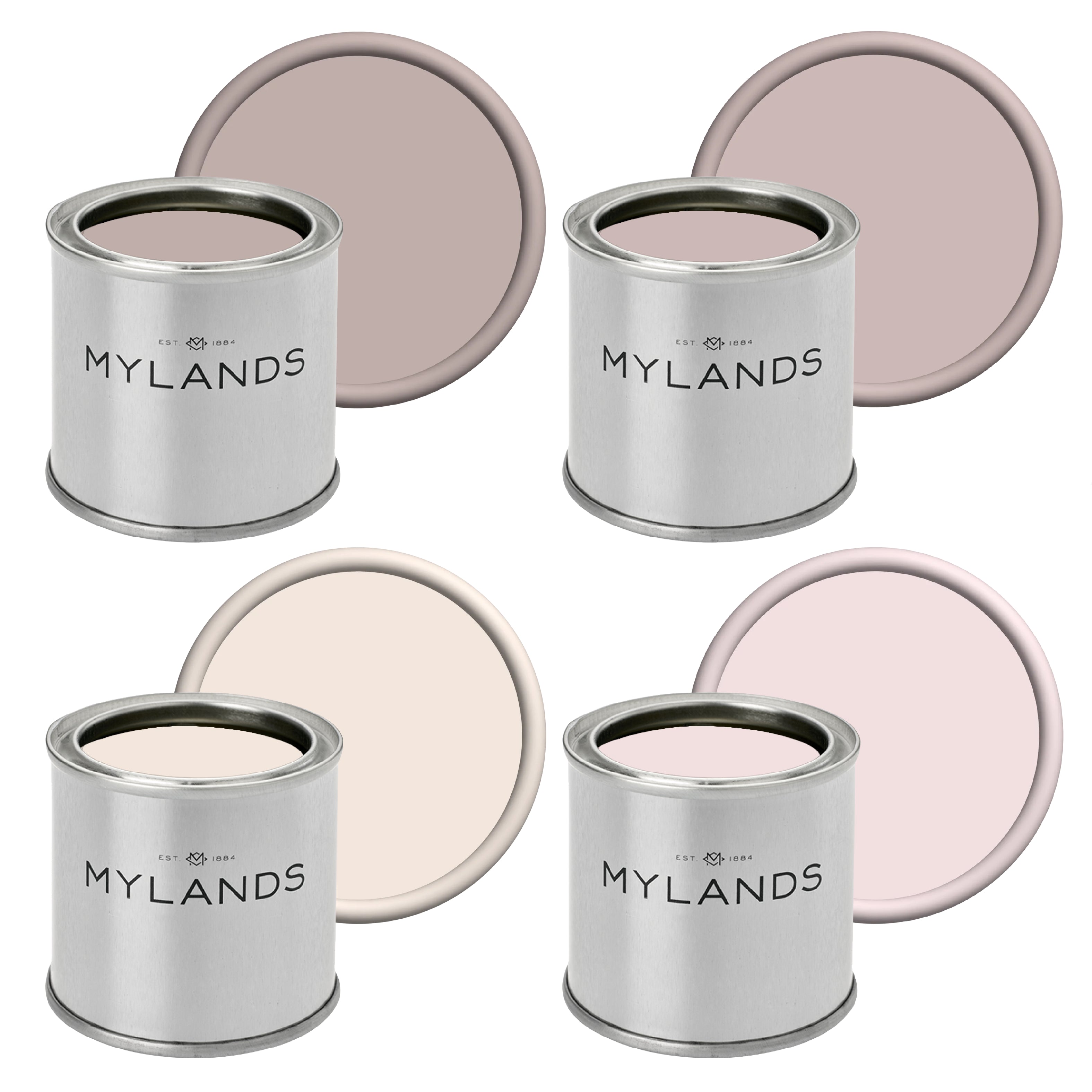 Pinks - Sample Pots Set of 4