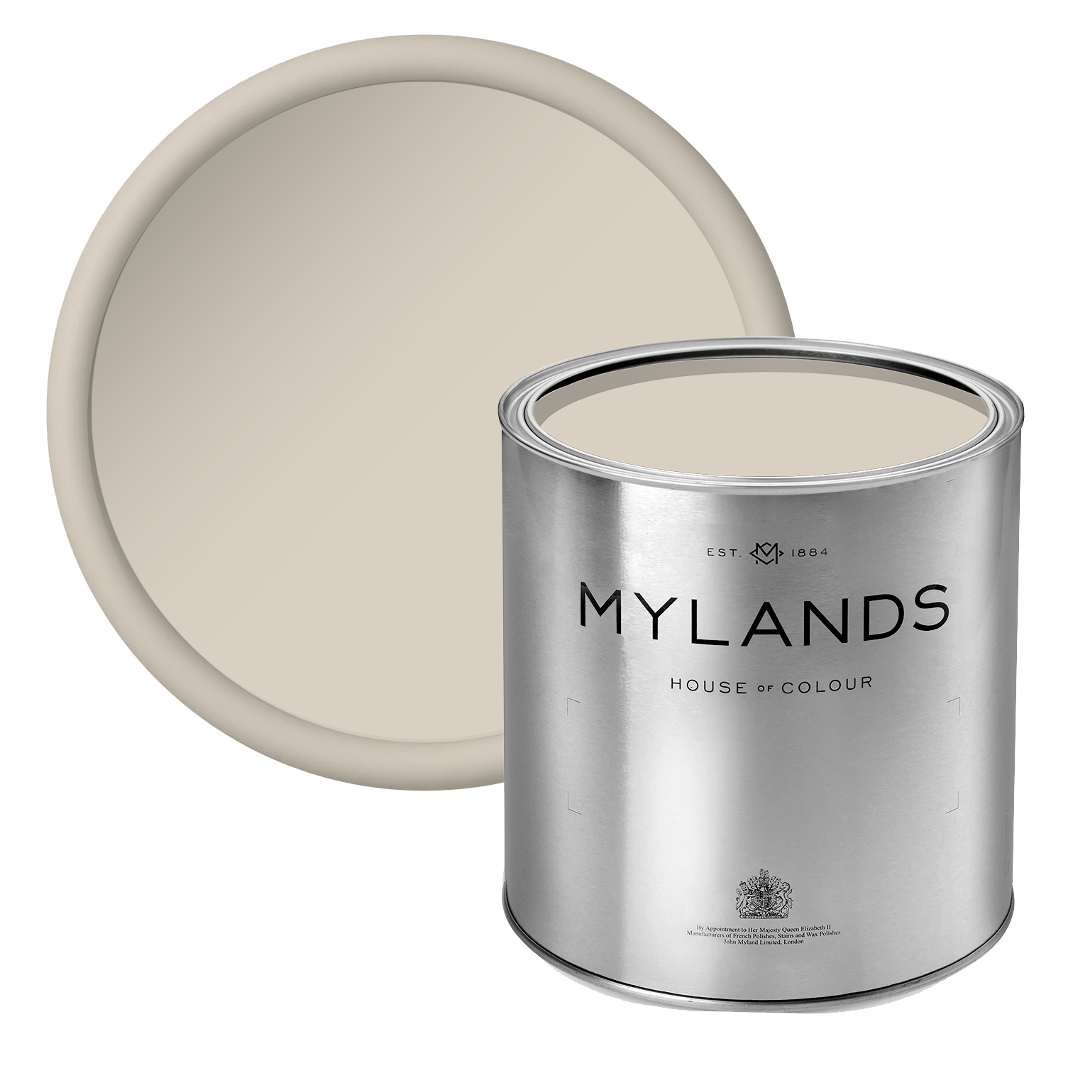 Chalk BH.02 - Mylands wam neutral white alternative paint in tin