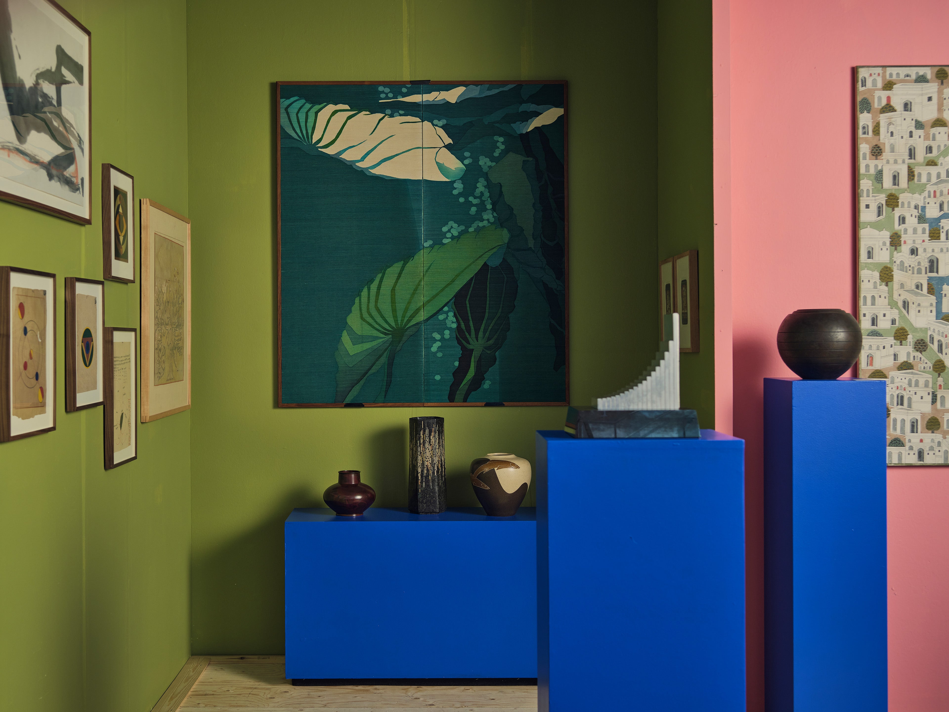 Brushstroke of FTT-018, Mylands paint, high pigment interior paints