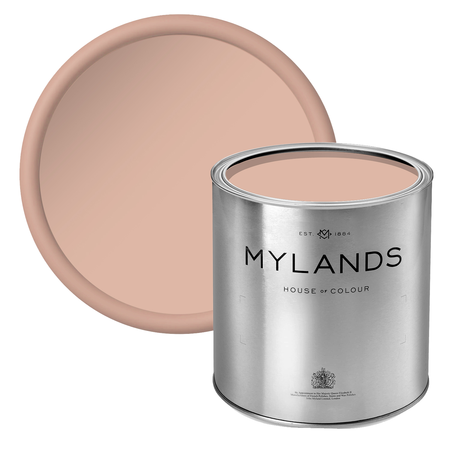 Mormor Zaza BH.17 - Mylands blush pink paint in tin