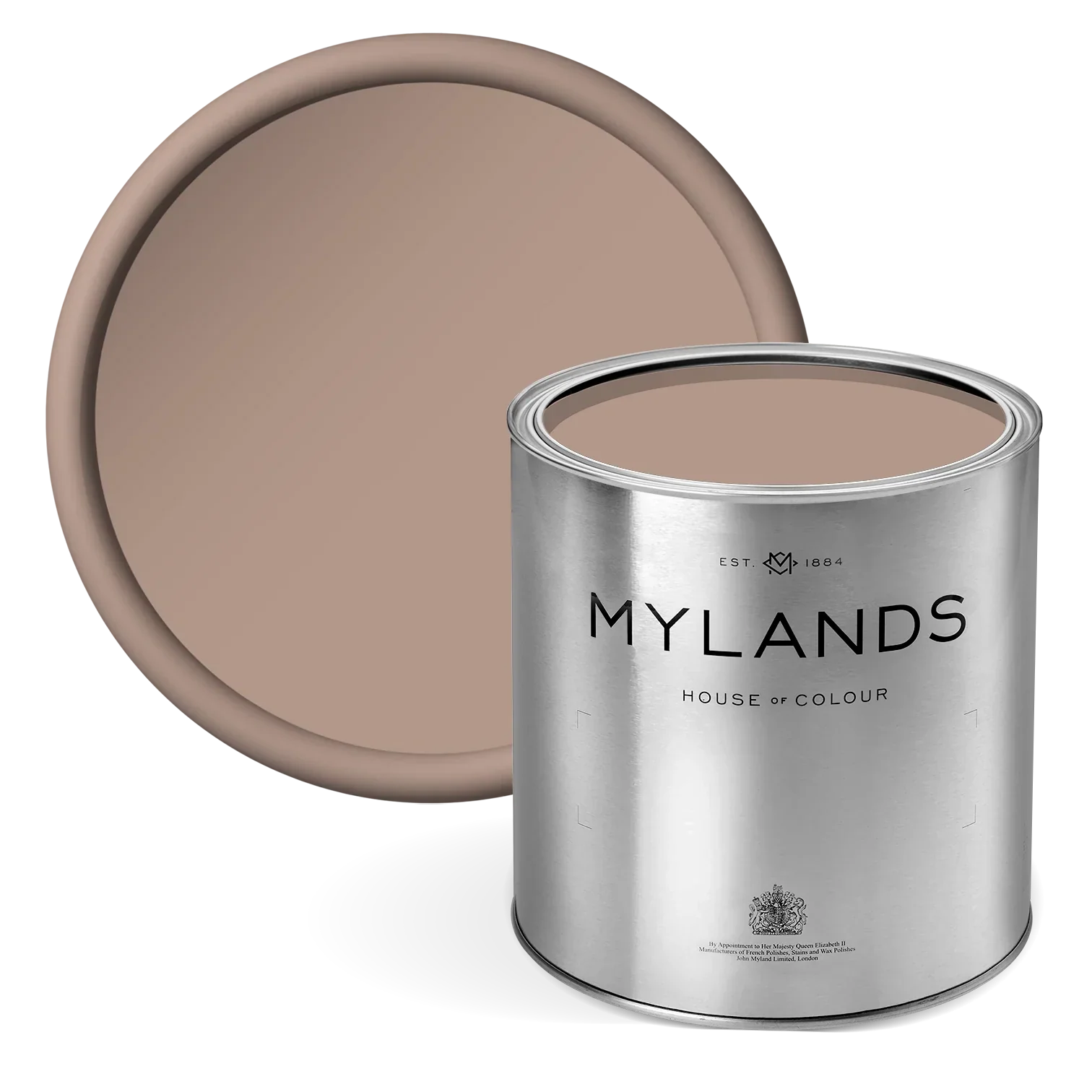 Egerton Place™ No.297 - Mylands paster pink paint in tin