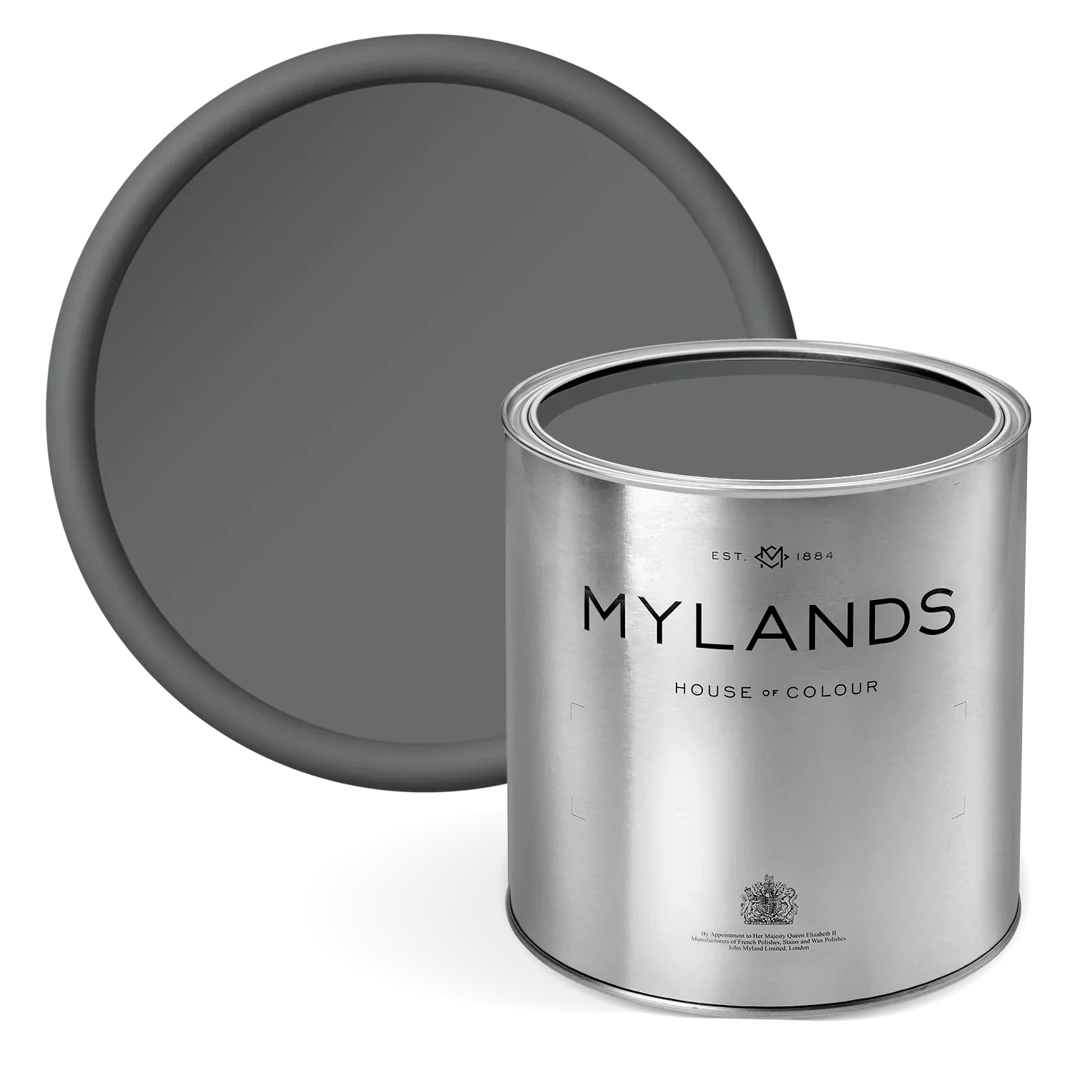 FTT-014™ - Iron Grey - Mylands slate grey paint in tin