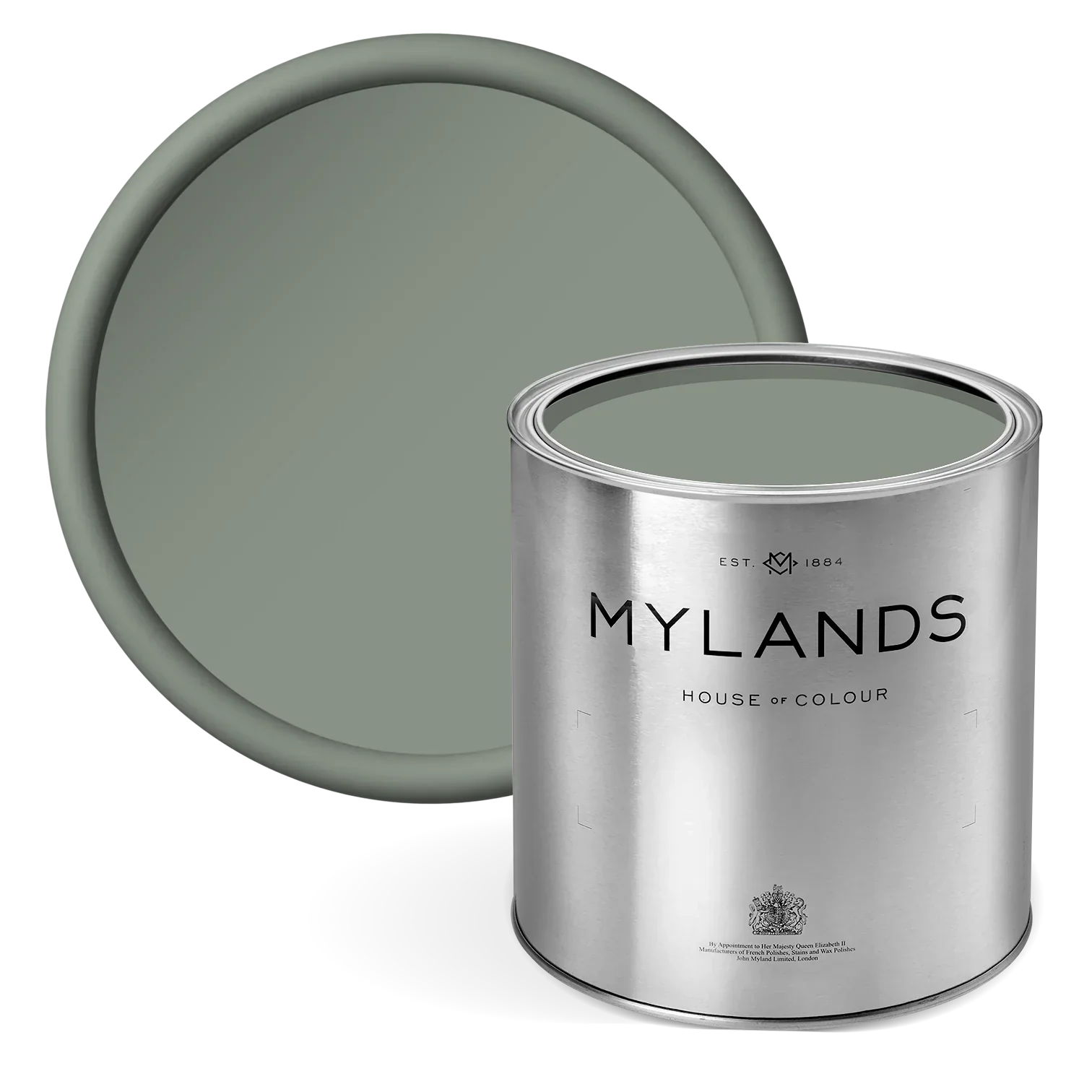 Myrtle Green™ No.168 - sage green paint tin