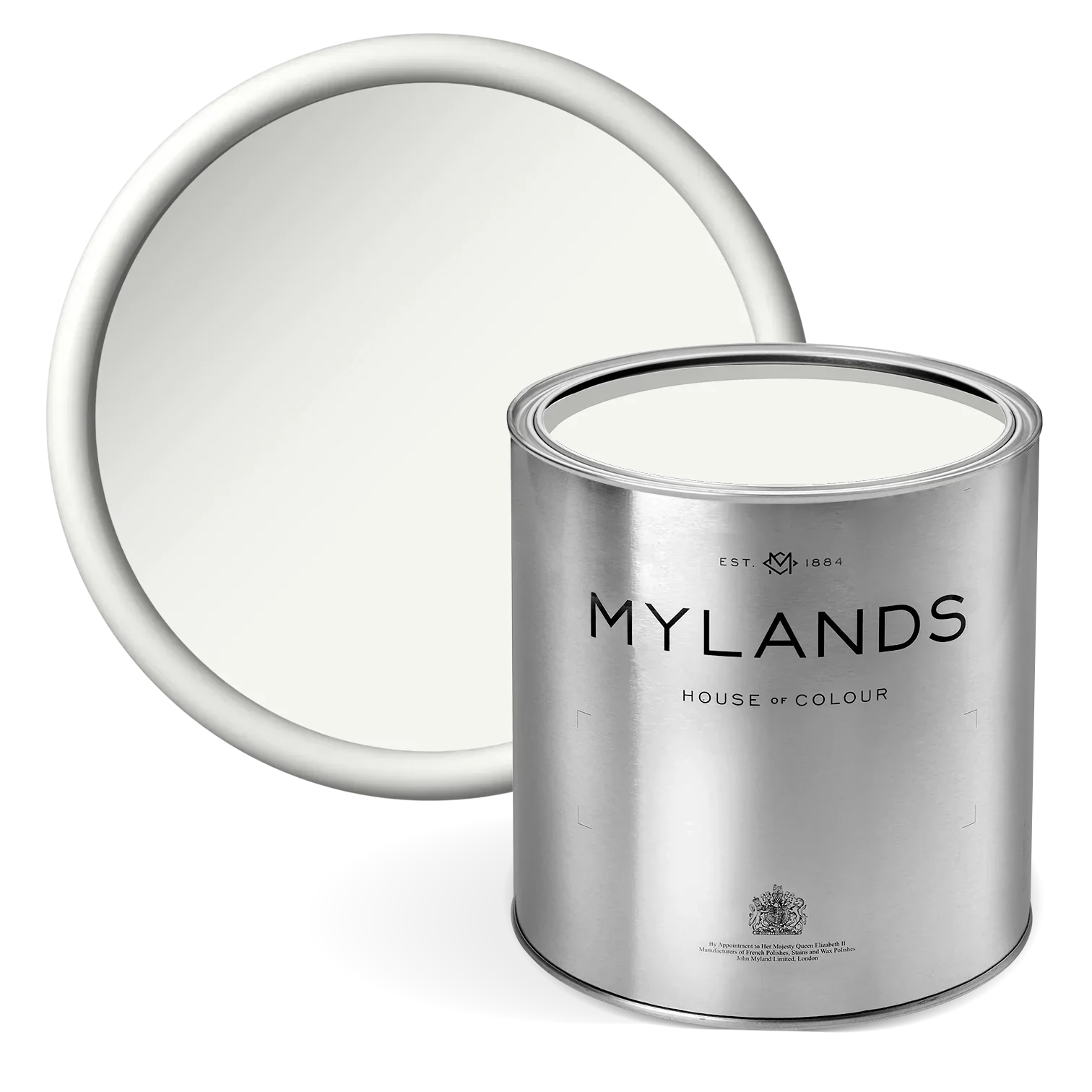 Mylands - Pure White™ No.1 - white paint in tin
