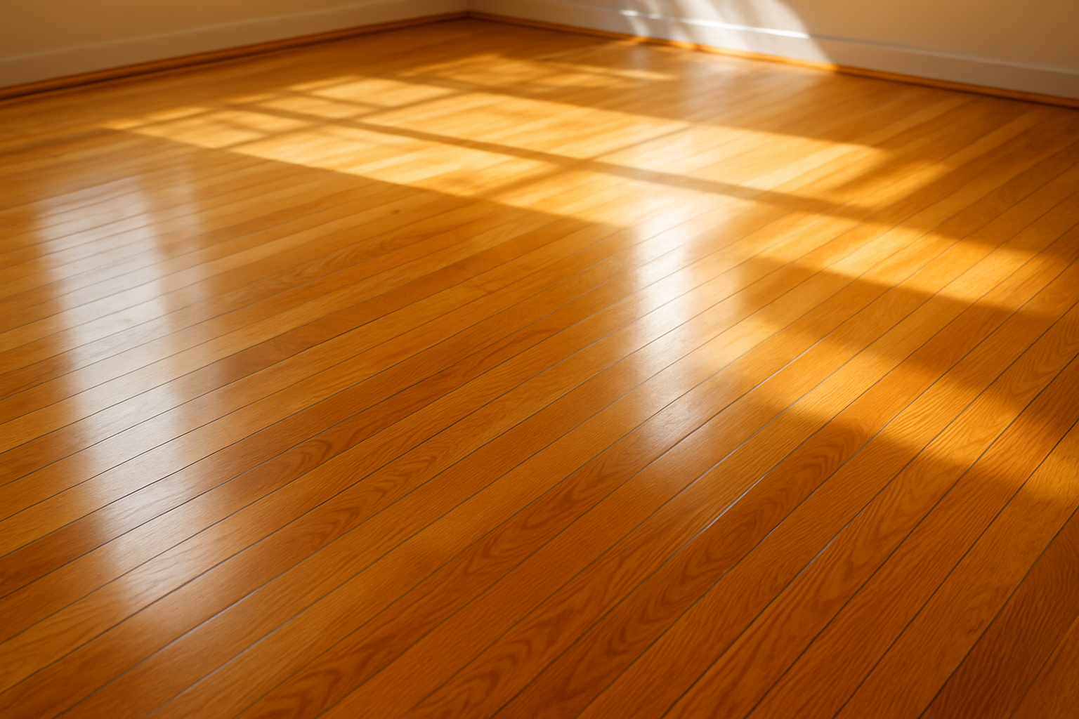 wooden floor bright
