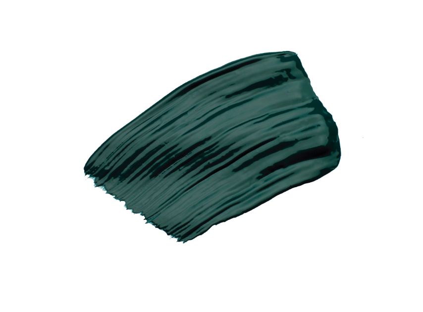 Brushstroke of Market Green No.38, a Dark Green Paint