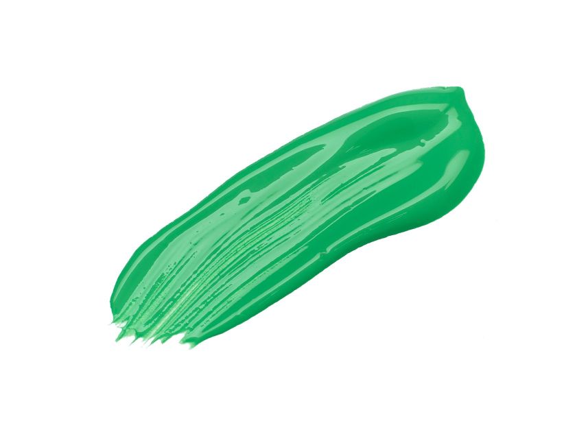 Brushstroke of FTT-011, a Green Paint