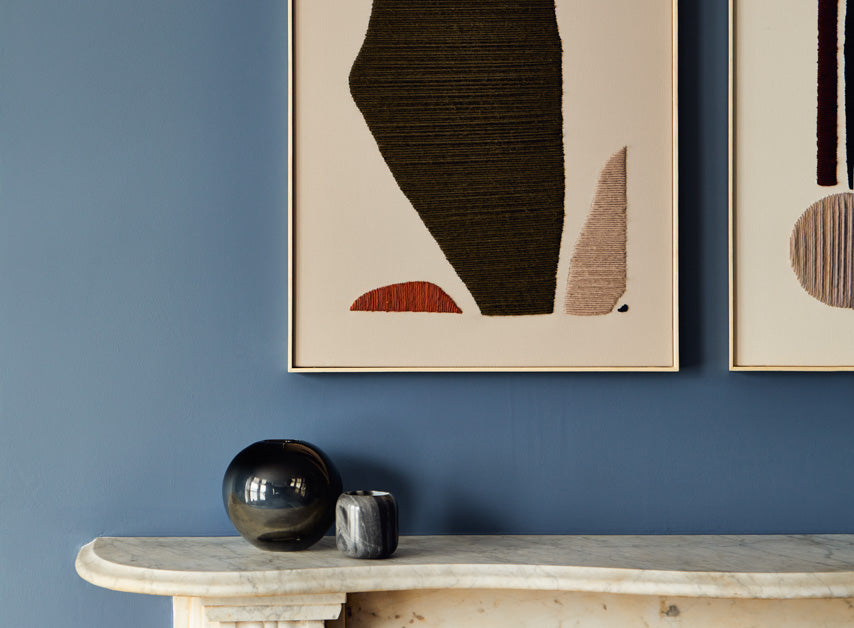 Marine blue walls painted with Maritime No.236